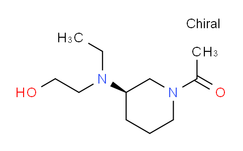 CAS No. 1354000-31-9, (R)-1-(3-(Ethyl(2-hydroxyethyl)amino)piperidin-1-yl)ethanone