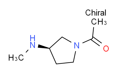 CAS No. 1353996-41-4, (R)-1-(3-(Methylamino)pyrrolidin-1-yl)ethanone