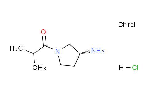 CAS No. 1349702-37-9, (R)-1-(3-Aminopyrrolidin-1-yl)-2-methylpropan-1-one hydrochloride