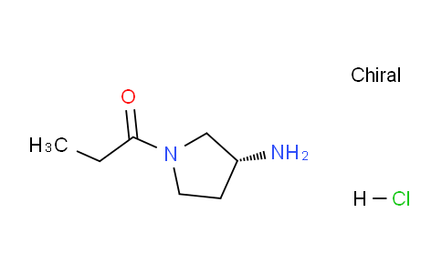 CAS No. 1286208-25-0, (R)-1-(3-Aminopyrrolidin-1-yl)propan-1-one hydrochloride