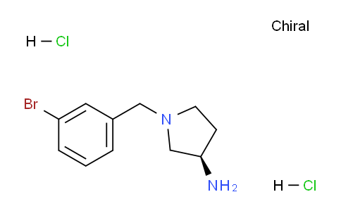 CAS No. 1349702-39-1, (R)-1-(3-Bromobenzyl)pyrrolidin-3-amine dihydrochloride