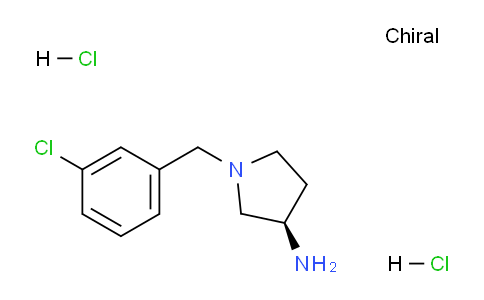CAS No. 1286208-91-0, (R)-1-(3-Chlorobenzyl)pyrrolidin-3-amine dihydrochloride