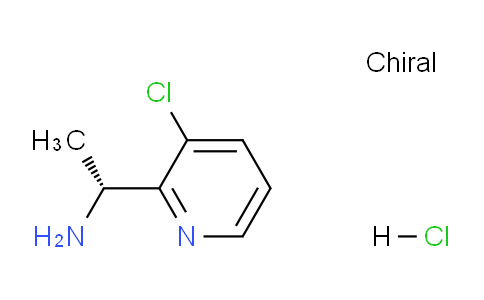 CAS No. 1956437-50-5, (R)-1-(3-Chloropyridin-2-yl)ethanamine hydrochloride