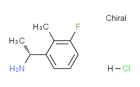 CAS No. 1213876-59-5, (R)-1-(3-Fluoro-2-methylphenyl)ethanamine hydrochloride