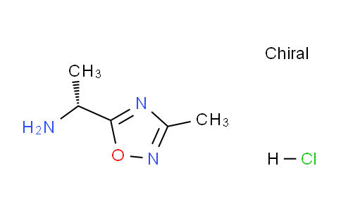 CAS No. 1225462-36-1, (R)-1-(3-Methyl-1,2,4-oxadiazol-5-yl)ethanamine hydrochloride