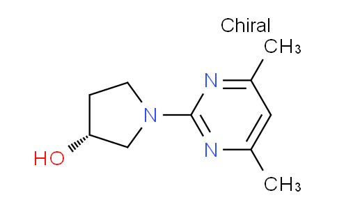 CAS No. 1264033-64-8, (R)-1-(4,6-Dimethylpyrimidin-2-yl)pyrrolidin-3-ol