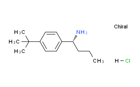 CAS No. 1263363-70-7, (R)-1-(4-(tert-Butyl)phenyl)butan-1-amine hydrochloride