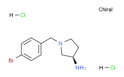 CAS No. 1286208-73-8, (R)-1-(4-Bromobenzyl)pyrrolidin-3-amine dihydrochloride
