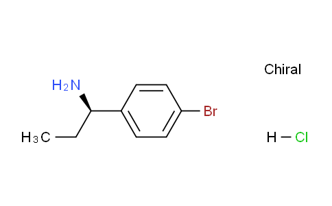 CAS No. 856562-96-4, (R)-1-(4-Bromophenyl)propan-1-amine hydrochloride
