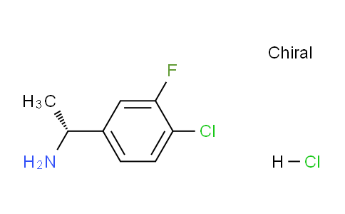 CAS No. 1253790-80-5, (R)-1-(4-Chloro-3-fluorophenyl)ethanamine hydrochloride