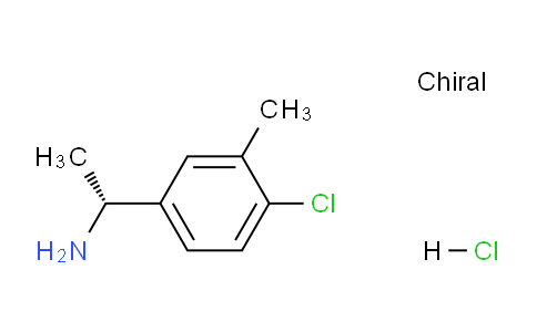 CAS No. 1255306-36-5, (R)-1-(4-Chloro-3-methylphenyl)ethanamine hydrochloride