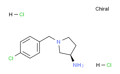 CAS No. 226249-94-1, (R)-1-(4-Chlorobenzyl)pyrrolidin-3-amine dihydrochloride