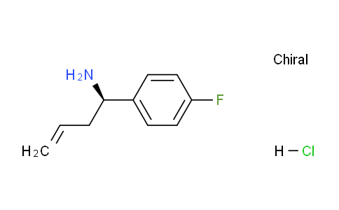 CAS No. 1391361-52-6, (R)-1-(4-Fluorophenyl)but-3-en-1-amine hydrochloride