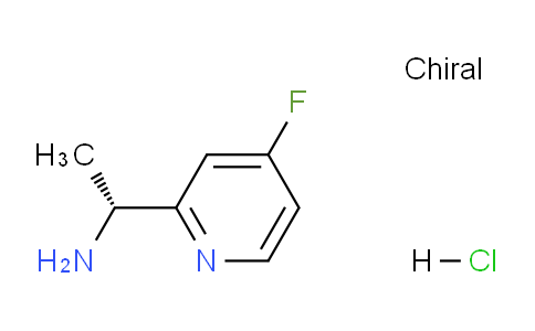 CAS No. 1956436-44-4, (R)-1-(4-Fluoropyridin-2-yl)ethanamine hydrochloride