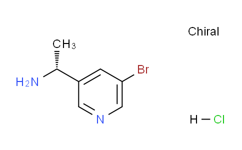 CAS No. 1391575-69-1, (R)-1-(5-Bromopyridin-3-yl)ethanamine hydrochloride