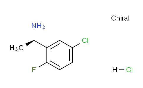 CAS No. 1332593-91-5, (R)-1-(5-Chloro-2-fluorophenyl)ethanamine hydrochloride