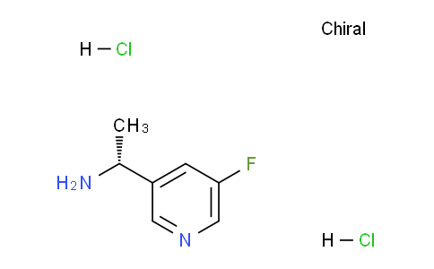 CAS No. 1909288-54-5, (R)-1-(5-Fluoropyridin-3-yl)ethanamine dihydrochloride