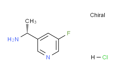 CAS No. 1956435-73-6, (R)-1-(5-Fluoropyridin-3-yl)ethanamine hydrochloride