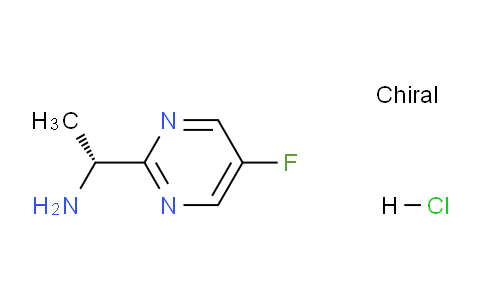 CAS No. 1202070-40-3, (R)-1-(5-Fluoropyrimidin-2-yl)ethanamine hydrochloride
