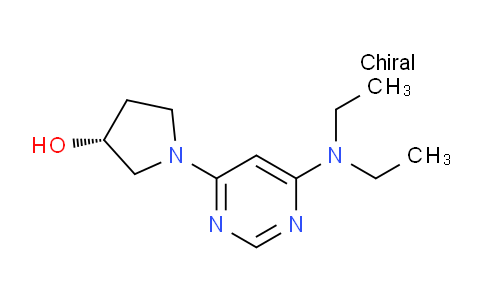 CAS No. 1354009-95-2, (R)-1-(6-(Diethylamino)pyrimidin-4-yl)pyrrolidin-3-ol