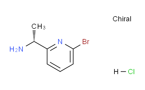 CAS No. 1415303-41-1, (R)-1-(6-Bromopyridin-2-yl)ethanamine hydrochloride
