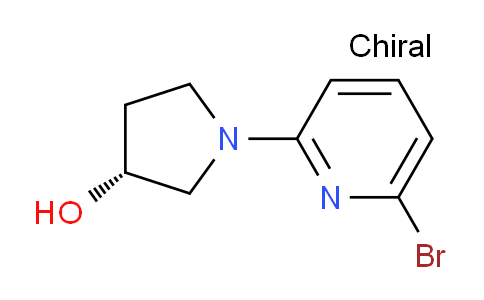 CAS No. 1264034-44-7, (R)-1-(6-Bromopyridin-2-yl)pyrrolidin-3-ol