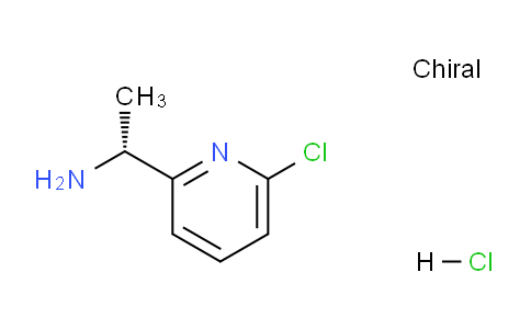 CAS No. 1956436-85-3, (R)-1-(6-Chloropyridin-2-yl)ethanamine hydrochloride