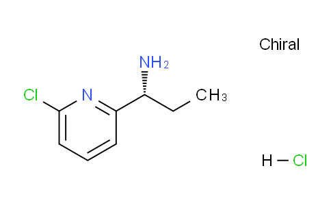 CAS No. 1263094-35-4, (R)-1-(6-Chloropyridin-2-yl)propan-1-amine hydrochloride