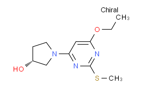 CAS No. 1354019-51-4, (R)-1-(6-Ethoxy-2-(methylthio)pyrimidin-4-yl)pyrrolidin-3-ol