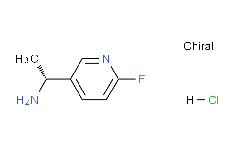 CAS No. 1956436-32-0, (R)-1-(6-Fluoropyridin-3-yl)ethanamine hydrochloride