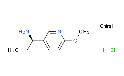 CAS No. 1391417-23-4, (R)-1-(6-Methoxypyridin-3-yl)propan-1-amine hydrochloride