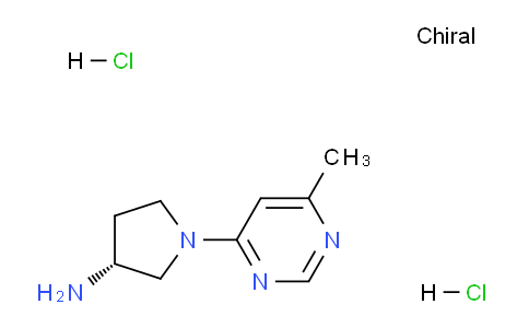 CAS No. 1365937-49-0, (R)-1-(6-Methylpyrimidin-4-yl)pyrrolidin-3-amine dihydrochloride