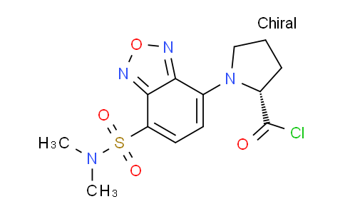CAS No. 150993-62-7, (R)-1-(7-(N,N-Dimethylsulfamoyl)benzo[c][1,2,5]oxadiazol-4-yl)pyrrolidine-2-carbonyl chloride