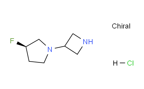 CAS No. 1956436-84-2, (R)-1-(Azetidin-3-yl)-3-fluoropyrrolidine hydrochloride