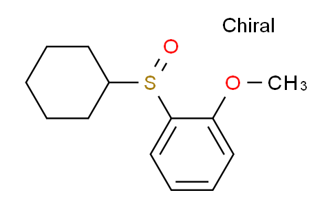 CAS No. 594836-19-8, (R)-1-(Cyclohexylsulfinyl)-2-methoxybenzene