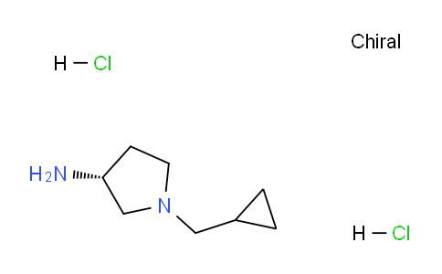 CAS No. 1286208-43-2, (R)-1-(Cyclopropylmethyl)pyrrolidin-3-amine dihydrochloride