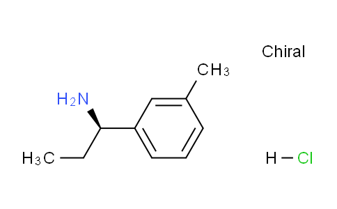 CAS No. 1391356-26-5, (R)-1-(m-Tolyl)propan-1-amine hydrochloride