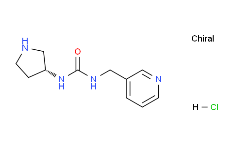 CAS No. 1439894-60-6, (R)-1-(Pyridin-3-ylmethyl)-3-(pyrrolidin-3-yl)urea hydrochloride