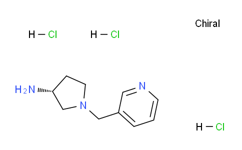 CAS No. 1286208-18-1, (R)-1-(Pyridin-3-ylmethyl)pyrrolidin-3-amine trihydrochloride