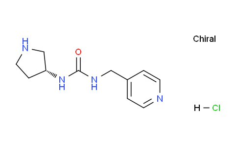 CAS No. 1439894-51-5, (R)-1-(Pyridin-4-ylmethyl)-3-(pyrrolidin-3-yl)urea hydrochloride
