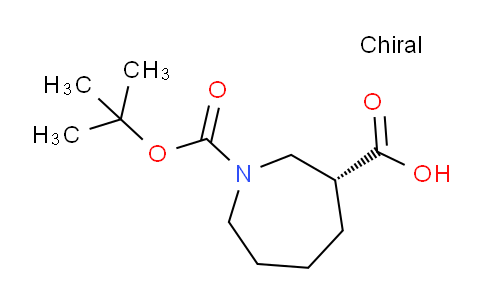 CAS No. 851593-77-6, (R)-1-(tert-Butoxycarbonyl)azepane-3-carboxylic acid