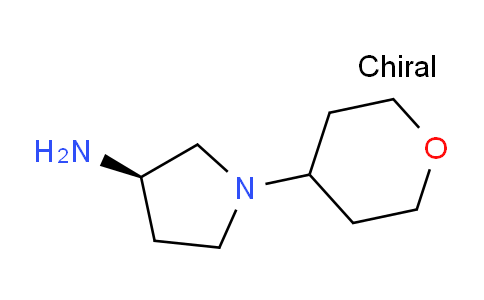 CAS No. 1044305-89-6, (R)-1-(Tetrahydro-2H-pyran-4-yl)pyrrolidin-3-amine