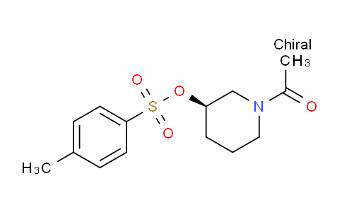 CAS No. 1353994-85-0, (R)-1-Acetylpiperidin-3-yl 4-methylbenzenesulfonate