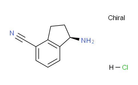 CAS No. 1306763-29-0, (R)-1-Amino-2,3-dihydro-1H-indene-4-carbonitrile hydrochloride