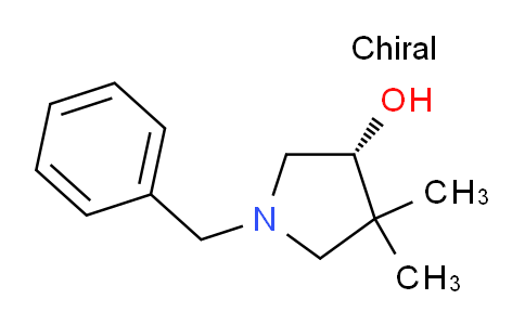 CAS No. 144043-23-2, (R)-1-Benzyl-4,4-dimethylpyrrolidin-3-ol