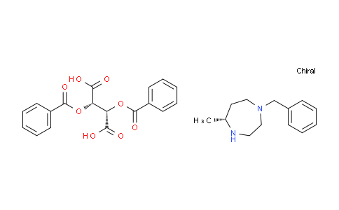 CAS No. 1644457-23-7, (R)-1-Benzyl-5-methyl-1,4-diazepane x((2S,3S)-2,3-bis(benzoyloxy)succinate)
