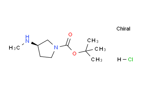 CAS No. 1004538-35-5, (R)-1-Boc-3-(Methylamino)pyrrolidine hydrochloride
