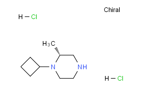 CAS No. 1439921-97-7, (R)-1-Cyclobutyl-2-methylpiperazine dihydrochloride