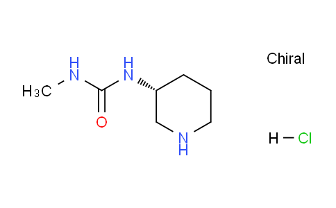 CAS No. 1349699-82-6, (R)-1-Methyl-3-(piperidin-3-yl)urea hydrochloride