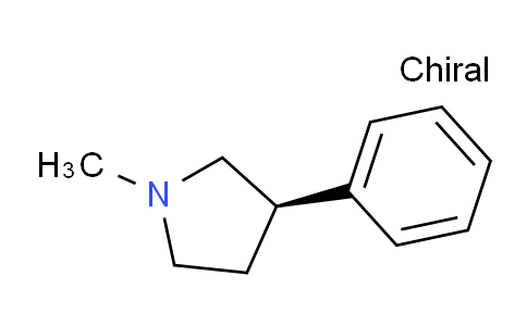CAS No. 750584-06-6, (R)-1-Methyl-3-phenylpyrrolidine